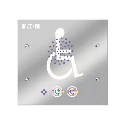 Eaton MX16RSS-US VoCALL 16 US Digital Area of Refuge System, Emergency Voice System, Flush Mount, Type B Call Station, Silver