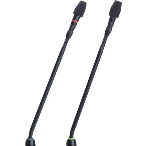 Shure MX410RLPDF/S Shock-Mounted Gooseneck Microphone Stand, 10", Red LED Ring On Top