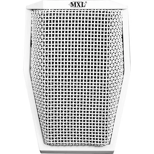 Marshall MXL-AC-404-WHITE Portable USB Power Internet Conferencing Microphone with Automatic Gain Control, White