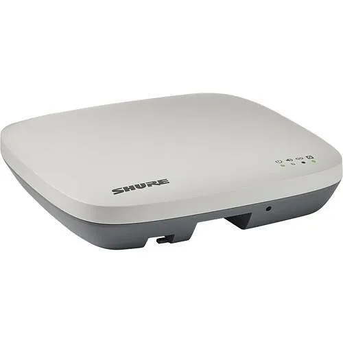 Shure MXWAPX4=-Z10 Microflex Wireless Access Point Transceiver, 4-Channel, PoE, White