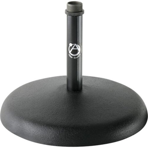 AtlasIED DS5E 5" Fixed Height Desktop Mic Stand, Ebony