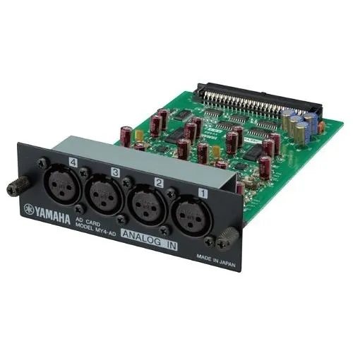 Yamaha MY4AD Analog-to-Digital Input AD Card, 4-Input XLR3-31