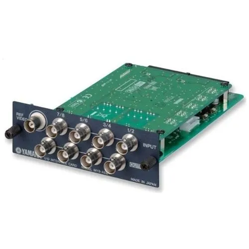 Yamaha MY8-AEB 8-Channel AES/EBU I/O Interface Card with Ref Video Input