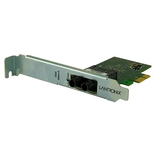 Lantronix N-GXE-ST-02 Network Interface Card - 1000BASE-X Network Interface Card Peripheral Component Interconnect Express Straight Tip