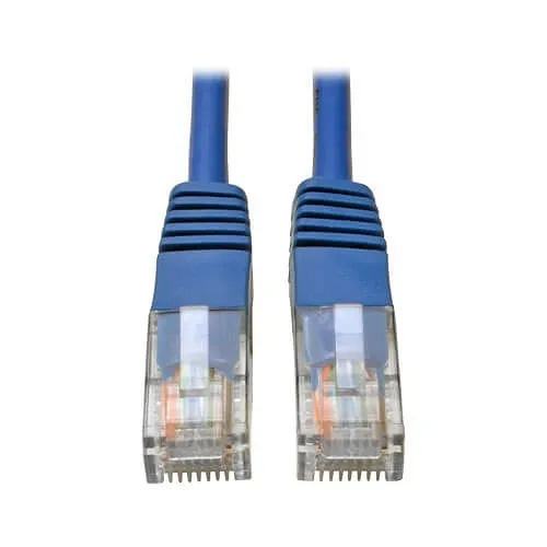 Eaton Tripp Lite N002-003-BL CAT5e Molded Patch Cable, UTP, 350 MHz, RJ45 M/M, 3' (91.4cm), Blue
