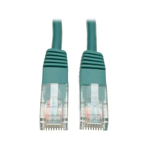 Eaton Tripp Lite N002-003-GN CAT5e UTP Ethernet Cable, Male to Male, Green, 3' (0.9m)