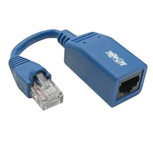 Eaton Tripp Lite N034-05N-BL Cisco Console Rollover Cable Adapter (RJ45 M/F), Blue, 5"