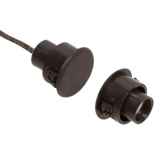 Nascom N1178CB/ST1KSP Recessed 3/4" Stubby PTF DPDT Switch Only, Wire Leads, Brown