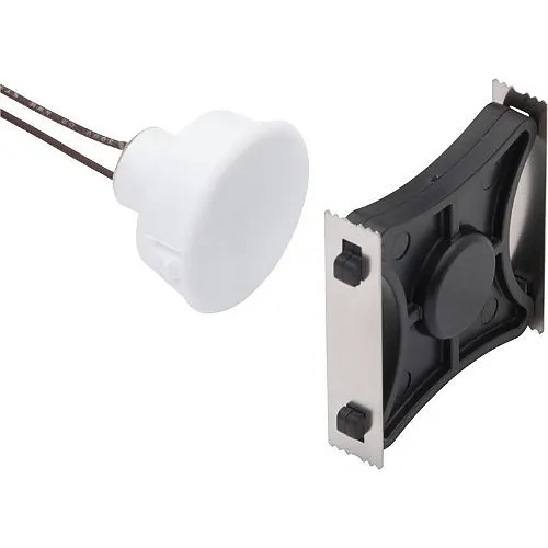 Nascom N1178WSHK/ST Recessed 1" Switch for Steel Wood Doors with Shark Magnet and Wire Leads