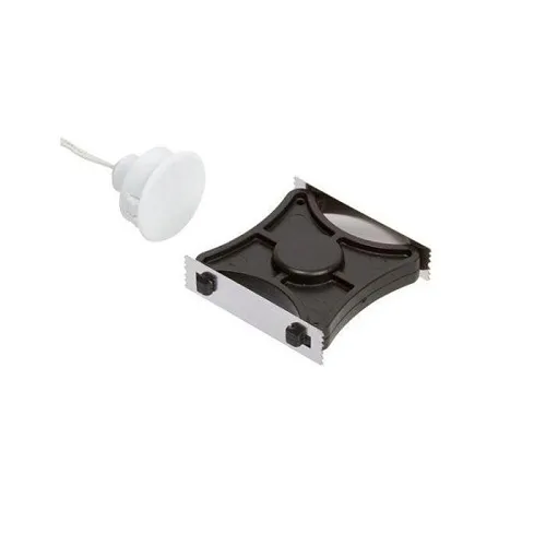 Nascom N1178WSHK/STDD N1178 SHK Series 1" Recessed Stubby Contact with Shark Magnet, DPDT, White