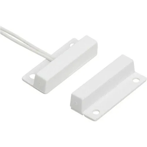 Nascom N122WGSW/ST Stick On Switch / Magnet Set with Break Off Mounting Flange and Center Wire Leads