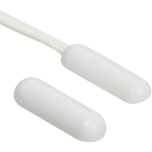 Nascom N135WGW/ST CAPE Stick on Capsule Switch/Magnet Set, End Lead, Zip Cord, White