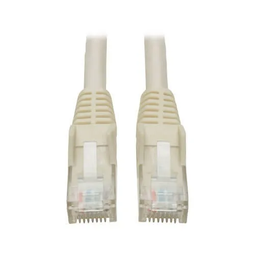 Eaton Tripp Lite N201-001-WH CAT6 Snagless Molded Gigabit Patch Cable, UTP, RJ45 M/M, 1' (30.5cm), White