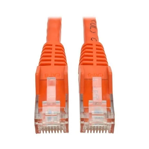 Eaton Tripp Lite N201-006-OR CAT6 Snagless Molded Gigabit Patch Cable, UPT, RJ45 M/M, 6' (1.83m), Orange