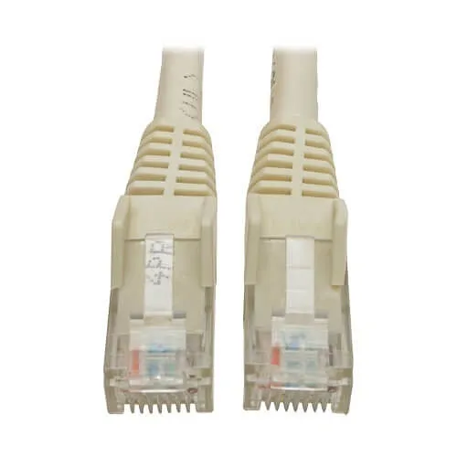 Eaton Tripp Lite N201-006-WH 6' CAT6 Snagless Ethernet Cable, RJ45 M/M, Molded UTP, PoE, White
