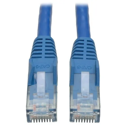 Eaton Tripp Lite N201-007-BL CAT6 Snagless Molded Gigabit Patch Cable, UPT, RJ45 M/M, 7' (2.13m), Blue