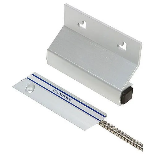 Nascom N205AU/ST Overhead Door Standard Switch with Universal Magnet Featuring No Dead Spot Technology, Silver