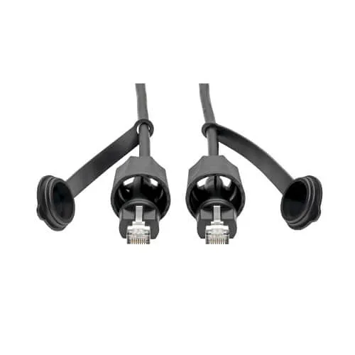 Eaton Tripp Lite N206-PC16-IND Industrial CAT5e / CAT6 STP Ethernet Cable, RJ45 Male to Male, CMX Outdoor, IP68, 26 AWG, 16' (4.88m)