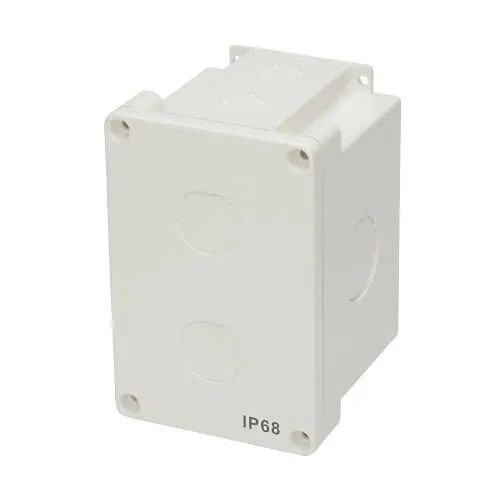 Tripp Lite N206-SB01-IND Waterproof Electrical Junction Box, Surface Mount, Industrial, Single Gang, IP68, 2 Cutouts