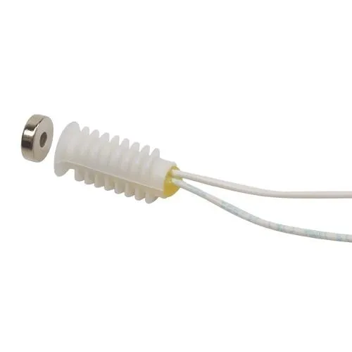 GRI N2120-12-W 3/8" Switch Set, Recessed, Closed Loop, Standard Gap, MM-400 Rare Earth Magnet, Flexible Ribs, White