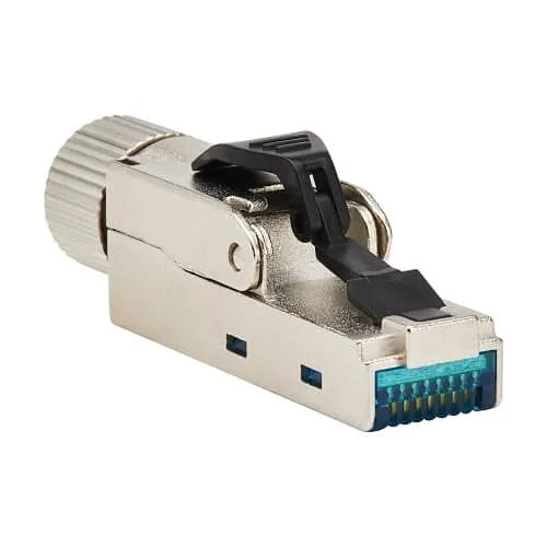 Eaton Tripp Lite N232-SHC6A-1 Cat6a Class EA STP Field-Termination Plug, Modular RJ45, PoE++ Compatible