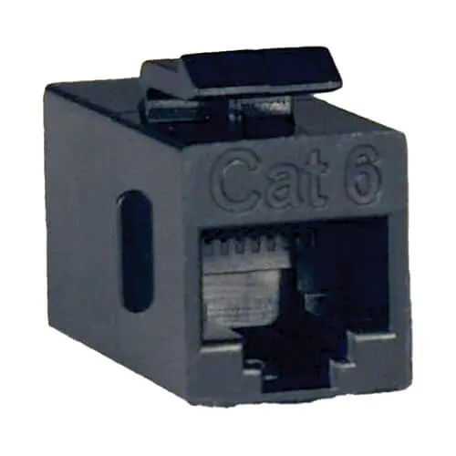 Tripp Lite N235-001 CAT6 Straight Through Modular In-line Snap" Coupler (RJ45 F/F)