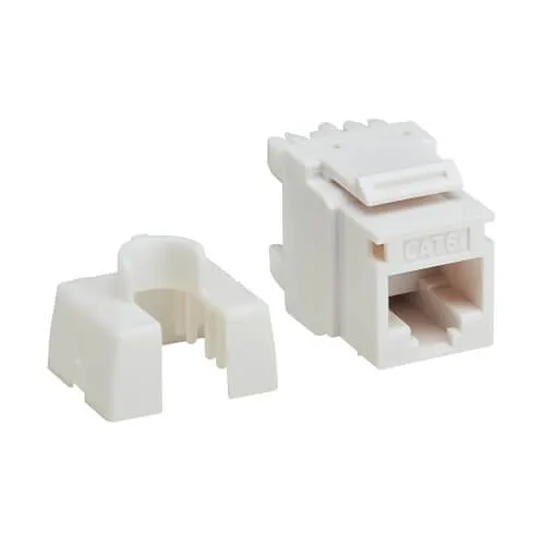 Eaton Tripp Lite N238-001-WH-6A CAT6 Keystone Jack 110-Style Punchdown RJ45
