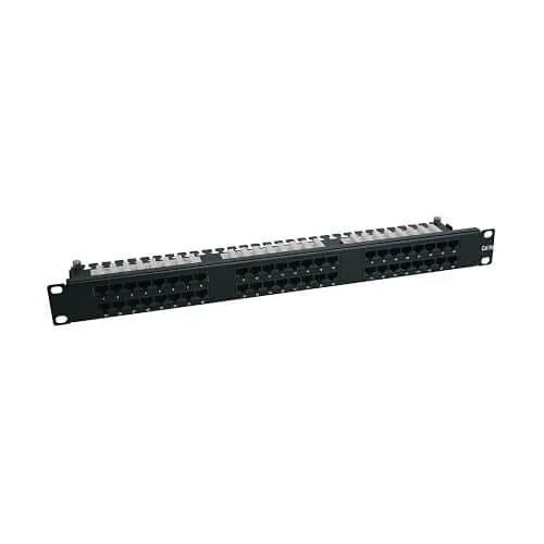 Tripp Lite N252-048-1U 48-Port 1U Rack-Mount CAT6/CAT5 High Density 110 Patch Panel, 568B, RJ45 Ethernet