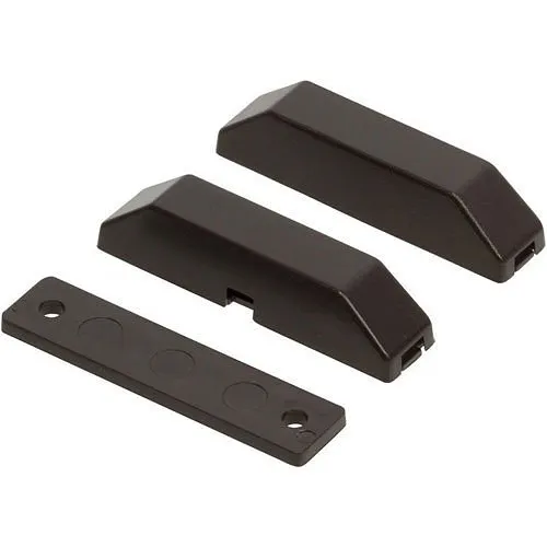 Nascom N282TXGB/ST Surface Mount Terminal Switch Magnet Set, Low Profile, Beveled Cover Spacers, Brown