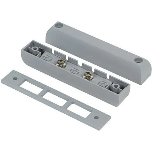 Nascom N400TW/ST Surface Mount Terminal Industrial Bar Switch/Magnet Set with Spacers, White