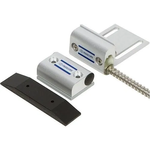 Nascom N505ASCD/STDD Overhead Door Rail Mount DPDT Switch for Curtain Doors Featuring No Dead Spot Technology, Silver
