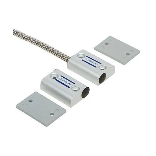 Nascom N505AS/STFB Man Door Surface Mount Aluminum, Steel Door Open Loop Switch, Silver