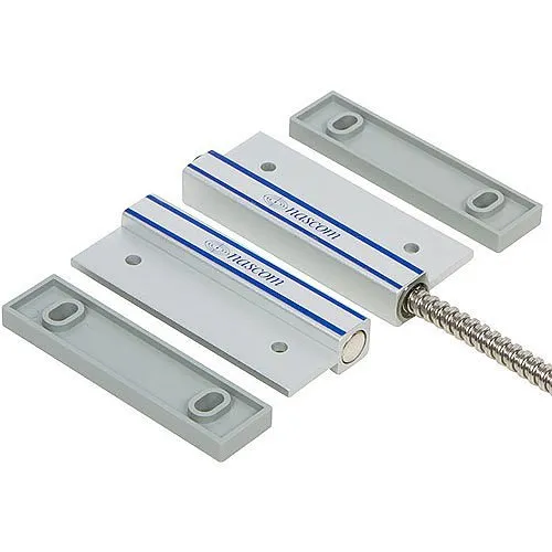 Nascom N505AU/STDD Man Door Surface Mount Aluminum/Steel Door DPDT Switch, Silver