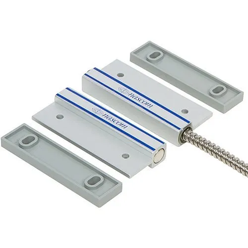 Nascom N505AU/STSD Man Door Surface Mount Aluminum/Steel Door SPDT Switch, Silver