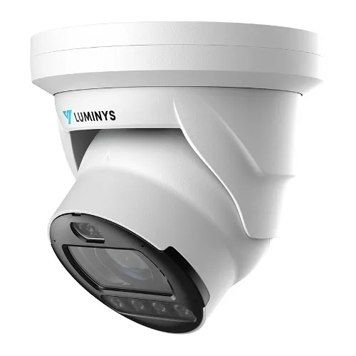 Luminys N5T-8DAV 8MP LumiDeterrent Turret IP Camera, 164' IR Distance, 2.7-13.5mm Varifocal Lens