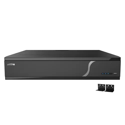 Speco N64NR NVR, 64-Channel, 4K Resolution, H.265 Compression, Analytics Capabilities