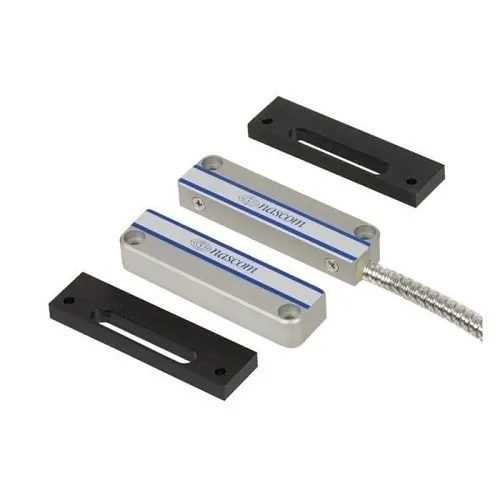 Nascom N707AU/STATS UL2 High Security BMS Contact and Magnet Set with Alarm and Tamper Circuits in Series, Silver