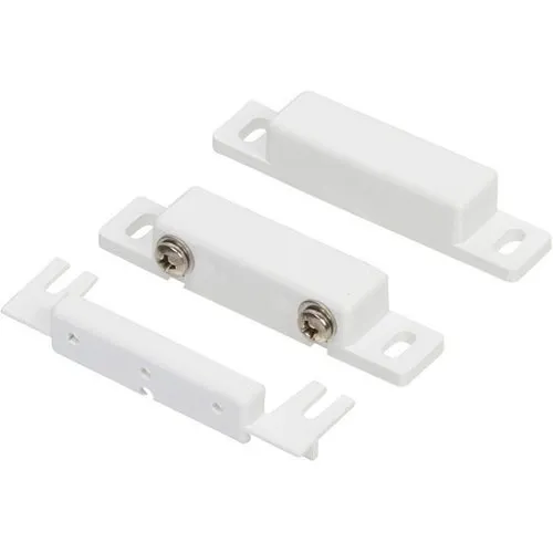 Nascom N85TWGSW/ST Surface Mount Terminal Switch/Magnet Set with Cover and Spacers, Snow White