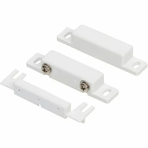 Nascom N85TWGSW/STSD Surface Mount Terminal SPDT Switch Magnet Set with Cover and Spacers, White