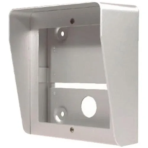 Alpha N871/AL Surface Backbox and Built-In Rainhood, Aluminum