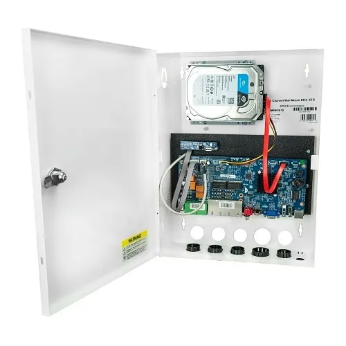 Speco N8WNRX2TB 16-Channel 8K NVR  with Built-in PoE Ports, Facial Recognition, NDAA Compliant, 2TB