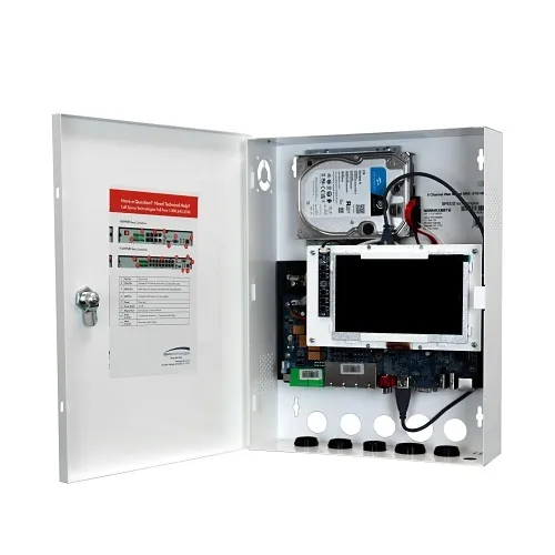 Speco N8WNRXM2TB 8 Channel Wall Mount Network Video Recorder, 2TB