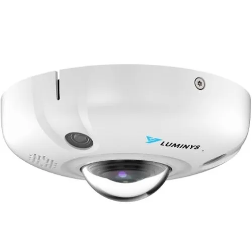 Luminys N9F-12RA1 12MP Fisheye 360° IP Camera, 33' IR Distance, 1.85mm Lens