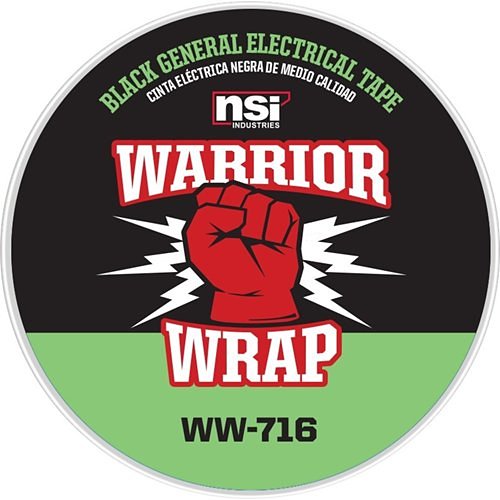 WarriorWrap WW-716-RD 716 General 7 Mil Electrical Tape, Red 7mil, .75"W x 60ft