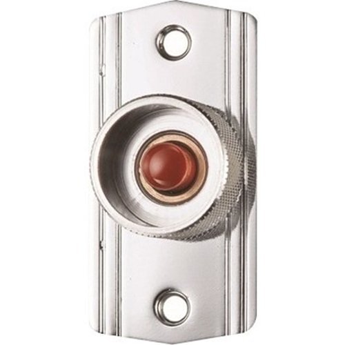 Alarm Controls MP-26 Mini Remote Wall Plate with Red N/O Push Button and Guard Ring