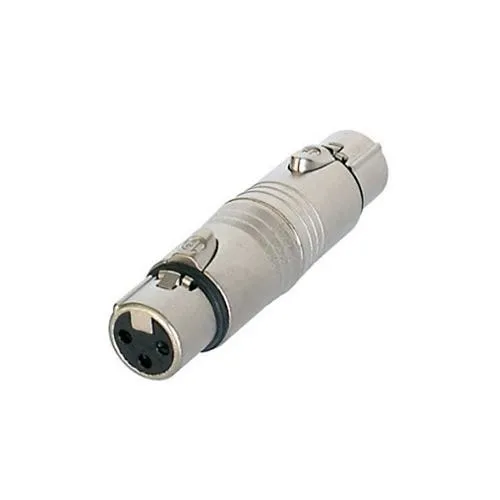 Neutrik NA3FF Audio Gender Conversion Adapter, 3-Pole XLR Female to Female