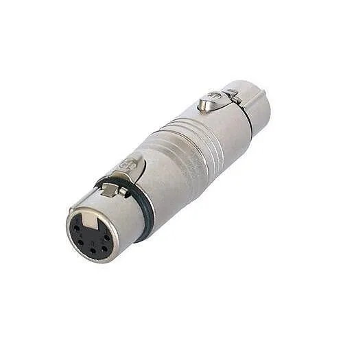 Neutrik NA5FF Gender Conversion Adapter, 5-Pole XLR Female / 5-Pole XLR Female