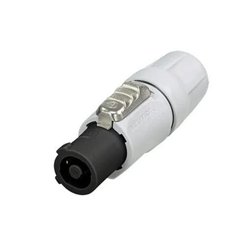 Neutrik NAC3FCB1 powerCON Series Lockable Cable Connector, Power-Out, Screw Terminals, Grey