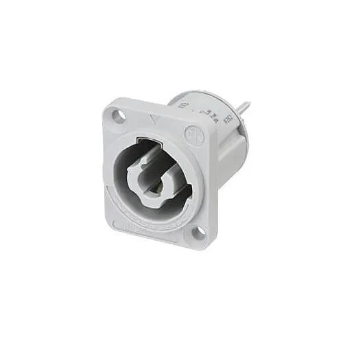NEUTRIK NAC3MPXXB Receptacle Power Connector in Blue/Grey