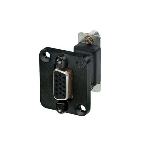 NEUTRIK NADB15FF-B Feed Through D-Sub 15 Female Connector